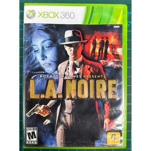 L.A. Noire Rockstar Games Xbox 360 3-Disc Set Complete with Manual 2011 CIB